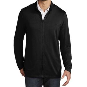 Travis Mathew Newport Full Zip Fleece Sweatshirt Jacket Black Large NWT‎